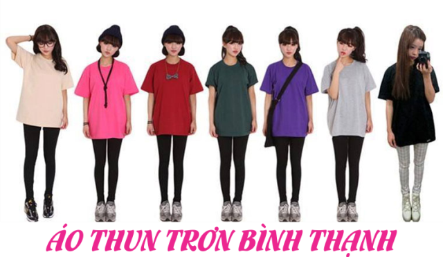 áo thun trơn bình thạnh