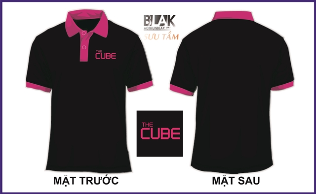 mẫu áo thun đồng phục công ty the CUBE