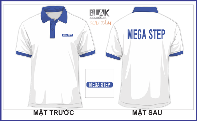 Mẫu áo thun đồng phục công ty Mega Step